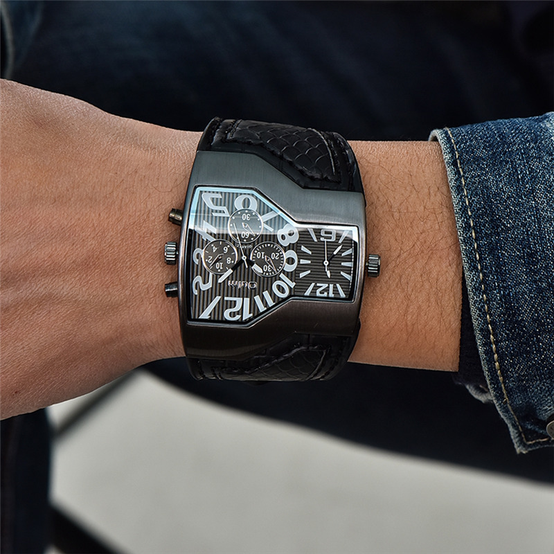 Oulm HP1220 Quartz Watch Male  - Outdoor Sport Brand recension och pris