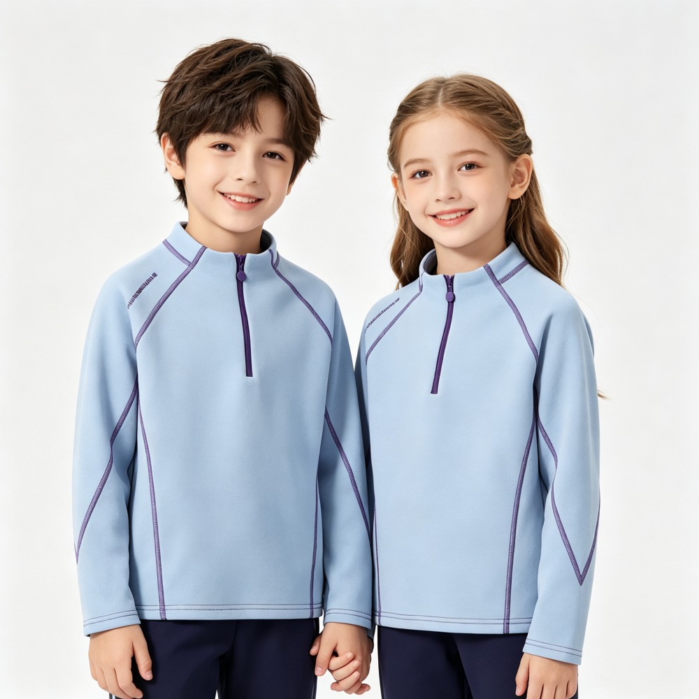 Children Half Zip Fleece Sweat - Outdoor Sport Activities For Kids recension och pris