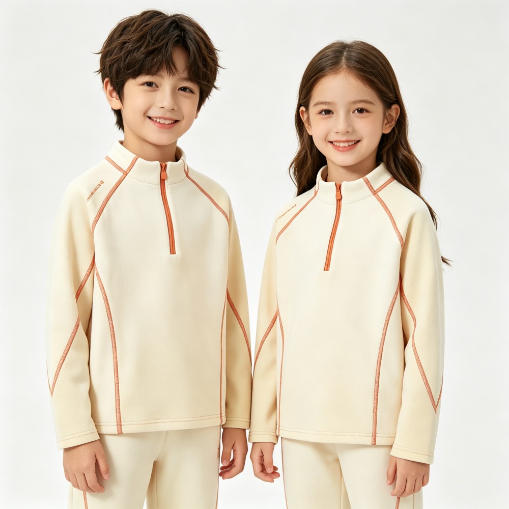 Children Half Zip Fleece Sweat - Outdoor Sport Activities For Kids recension och pris