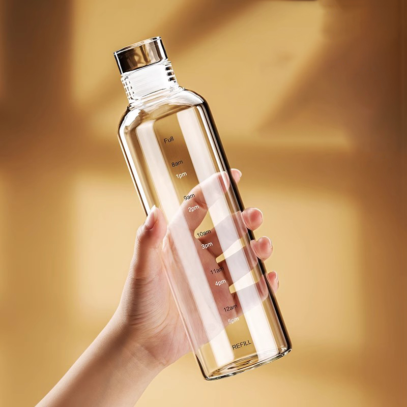 500/750/1000ml Glass Sport Wat - Outdoor Sport Glass Water Bottle recension och pris